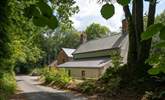 Owlacombe Bridge Cottage from the road. - Thumbnail Image