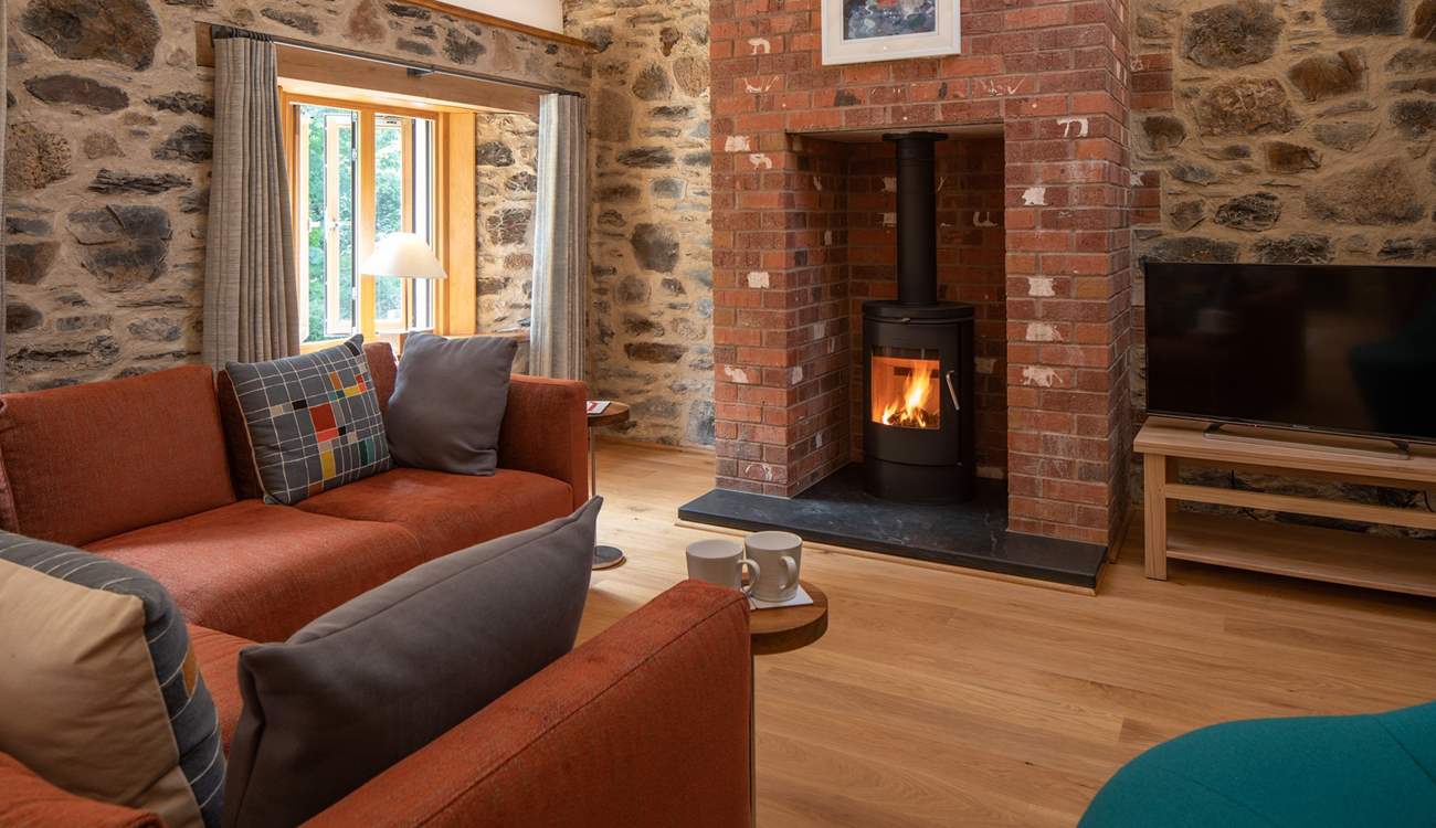 What an inviting and cosy sitting-area.