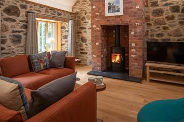 What an inviting and cosy sitting-area.
