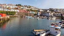 Pretty as a picture, Brixham harbour.