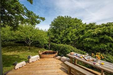 Dining al fresco is a must.
