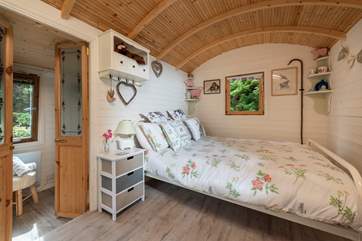 Here you can see the doors leading through to the shower-room, on the left-hand side (please mind your head).
