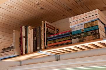You are more than welcome to borrow a book - perfect for reading whilst relaxing in the sunshine in this beautiful setting.