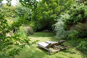 There's even a secret garden with sun-loungers and a cave pond.