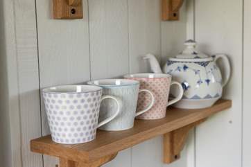 Even down to the crockery!