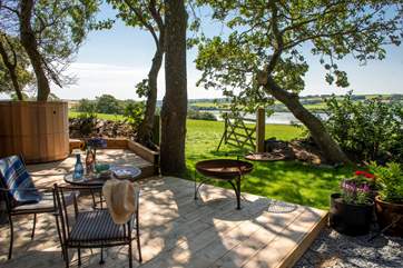 Dining al fresco is a must.