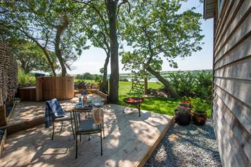 The views can very much be enjoyed from inside or out, whether that's dining al fresco or in the hot tub.