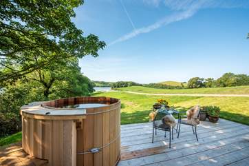 The stunning view of the Camel Estuary really is second to none.