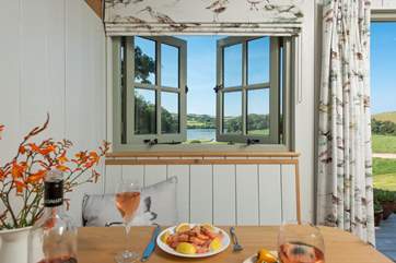 Whilst also enjoying the view, of course!