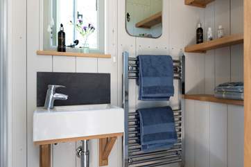 There is, of course, an en suite shower-room.