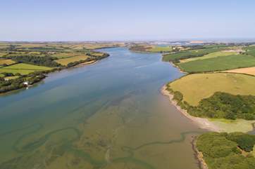 The Dinham Estate, where Curlew is situated, is to the right of this shot.
