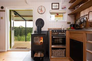 Complete with toasty wood-burner for those out-of-season breaks.