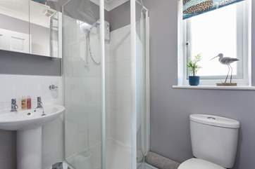 The en suite shower-room.