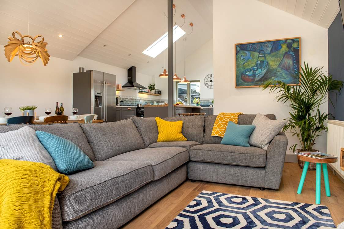 Unwind and relax on the sofa at the end of a wonderful day discovering all the area has to offer.