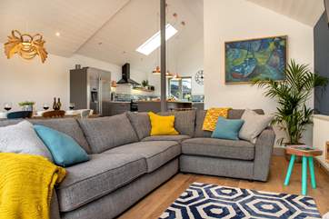 Unwind and relax on the sofa at the end of a wonderful day discovering all the area has to offer.
