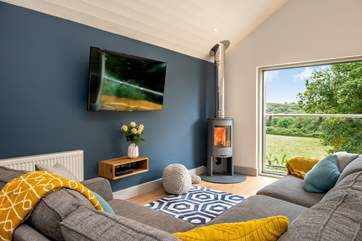 The wood-burner will be a welcome sight on those out-of-season breaks.