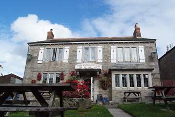 The village pub is only a short stroll away.