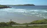 There are some fabulous beaches to enjoy on the north coast - the one at Polzeath is a favourite with both families and surfers alike. - Thumbnail Image