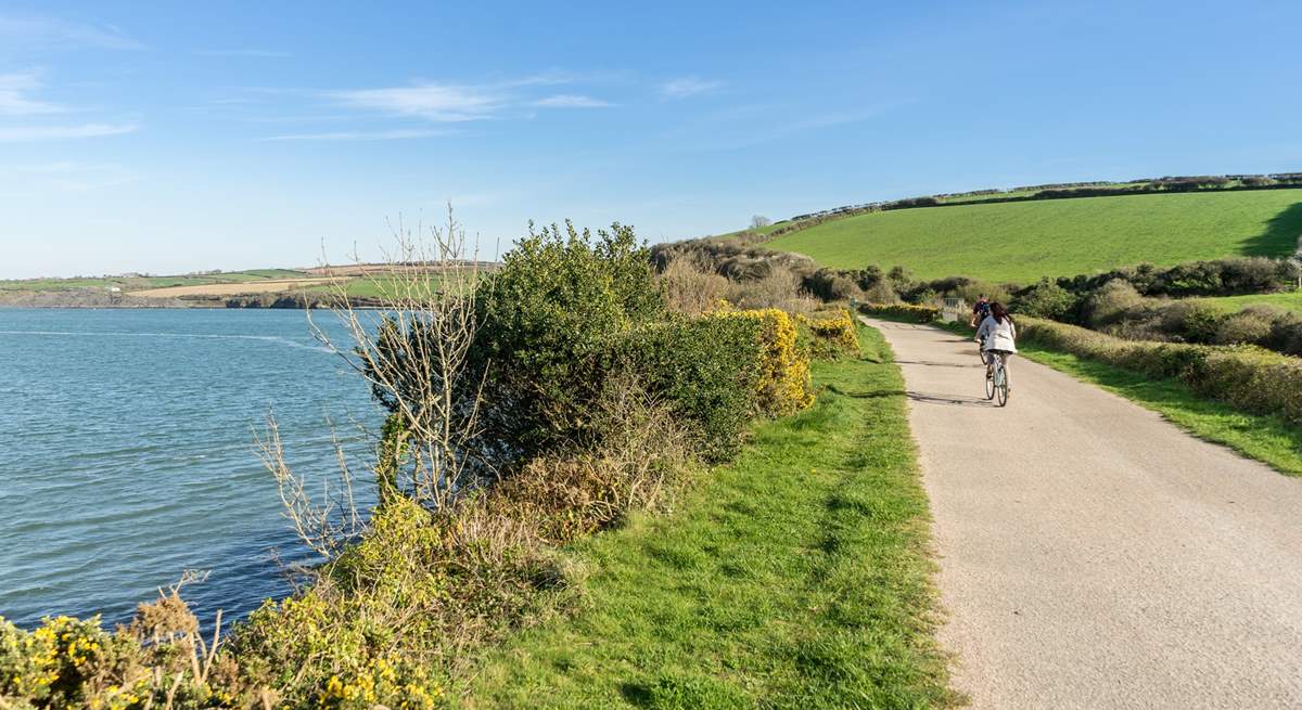 For some fun on two wheels, cycle the Camel Trail - a 17 mile route that starts close to Rose Lodge and winds all the way out to Padstow on the coast.