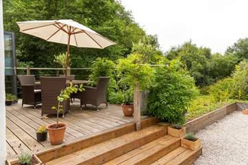 Enjoy exploring many hidden spots in the garden.