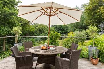 Enjoy a lovely breakfast listening to the birdsong.