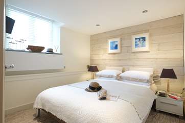 The super comfy bedroom.