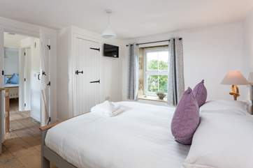 Bedroom 3 is located on the first floor, and has a super-comfy double bed.