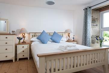 All of the bedrooms are beautifully furnished in true cottage-style.