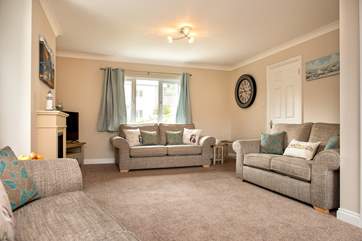 The spacious sitting-room