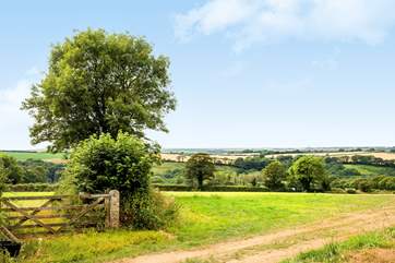 Old Mill Barn is surrounded by open countryside.
