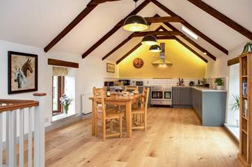 It will be a delight spending time in the wonderfully spacious open plan living-room.