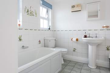 The bathroom on the ground floor.