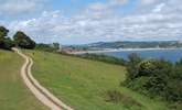 The World Heritage Jurassic Coast is just a five mile drive away, stretching through east Devon and over the border at Lyme Regis into Dorset. Seaton, the nearest beach, is in the distance. - Thumbnail Image