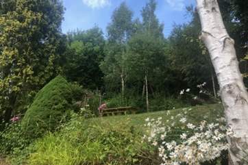There are beautiful gardens in a set of terraces, with seating to choose from to enjoy this most peaceful setting.