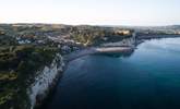 A wider view of the fishing village of Beer. Seaton is to the far right of the photo - at the head of the Axe Valley - and just a few miles from The Coach House. This is an excellent stretch of the South West Coast Path.  - Thumbnail Image