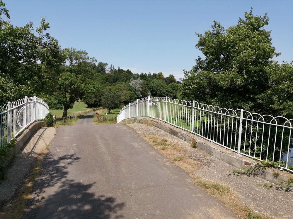 The Coach House is approached along this private road across the Axe Valley. There are footpaths along the river banks for you to enjoy with your dog.