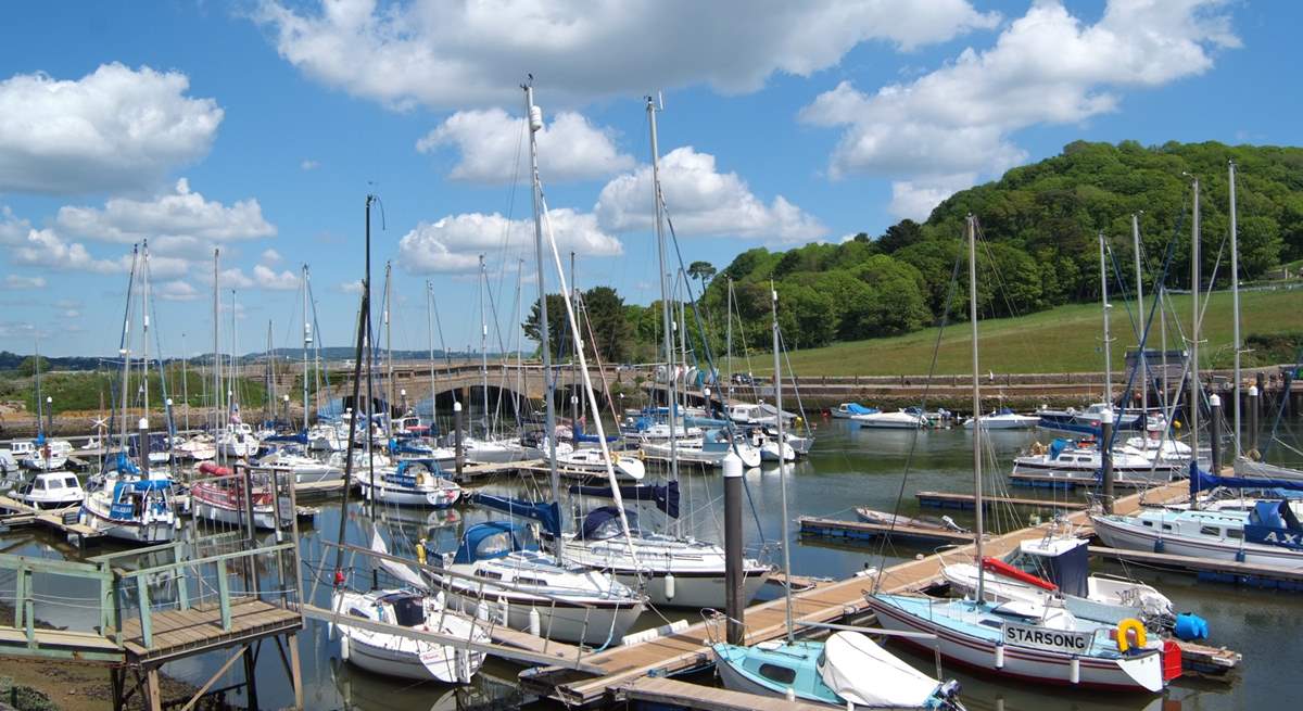 This is the little harbour at Seaton - your closest beach. There is a delightful cafe on the quayside and a wide pebbled bay.