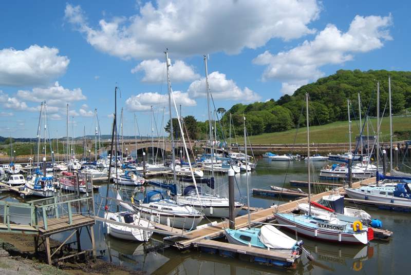 This is the little harbour at Seaton - your closest beach. There is a delightful cafe on the quayside and a wide pebbled bay.