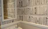 This is the creatively decorated cloakroom. - Thumbnail Image