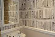 This is the creatively decorated cloakroom.