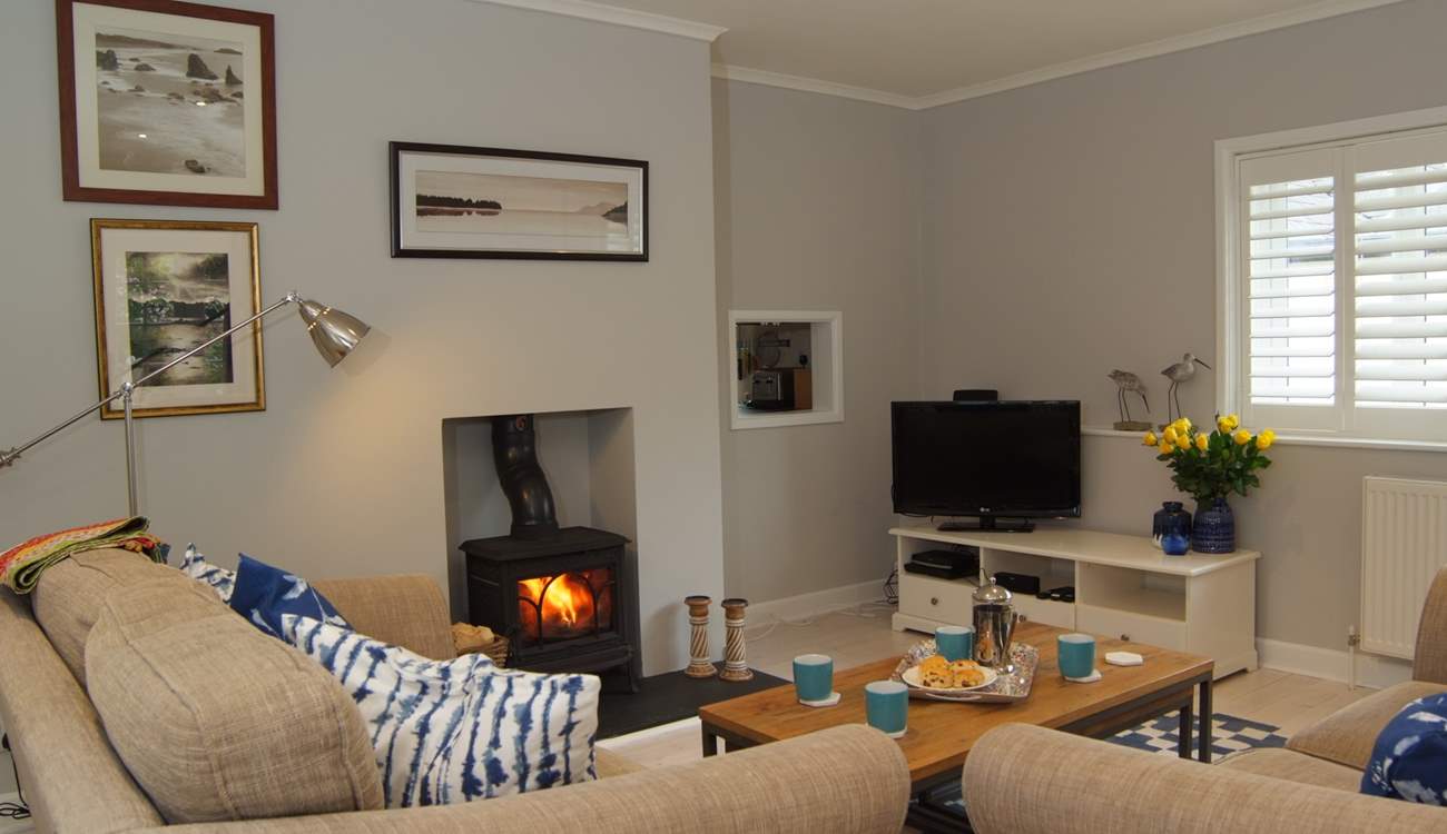 There is a wonderful wood-burning stove for out-of-season breaks - this is the most welcoming of cottages whatever the time of year.