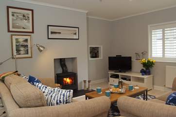 There is a wonderful wood-burning stove for out-of-season breaks - this is the most welcoming of cottages whatever the time of year.