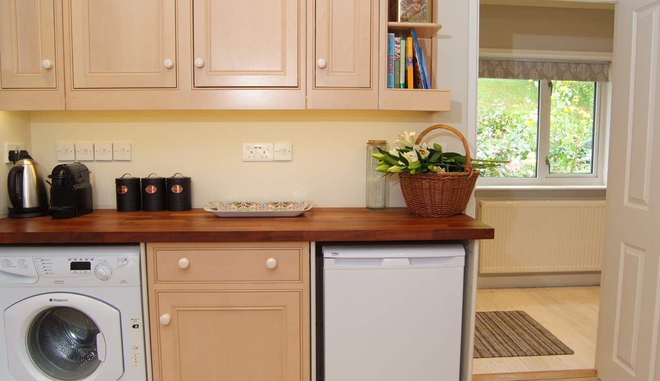 Throughout the cottage you get glimpses of the gardens.