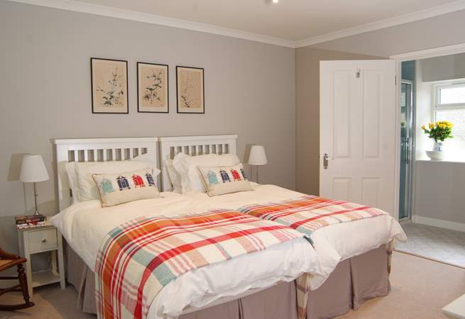 Another view of this lovely spacious bedroom with the en suite shower-room.