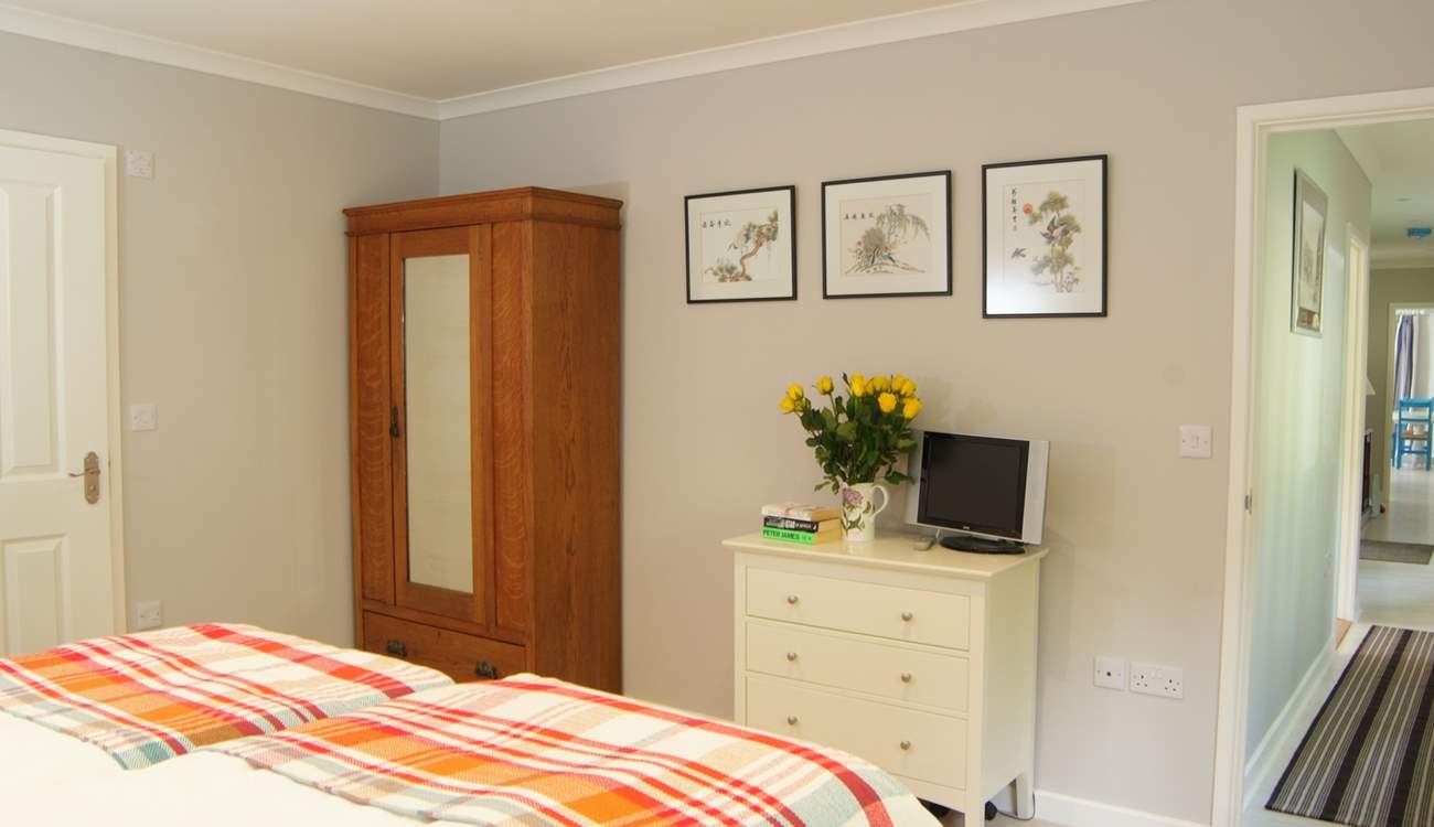 Both bedrooms have TVs for that little bit of extra luxury.