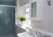 This is the en suite shower-room, with a lovely walk-in shower.
