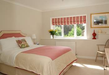 This is the second double bedroom. Very spacious with plenty of fitted wardrobe space and an en suite bathroom.