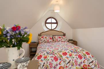 This is the first floor double bedroom.