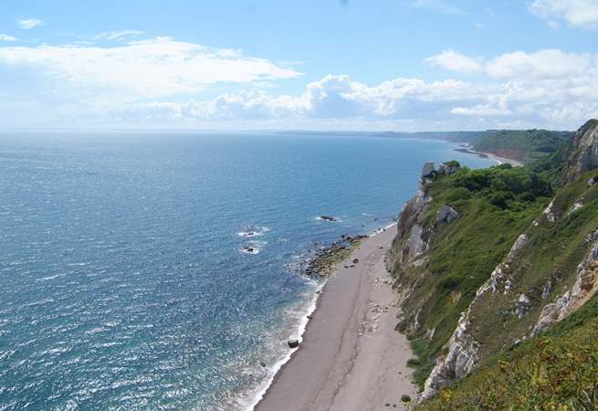The World Heritage Jurassic Coast stretches along the Dorset coast and into east Devon.