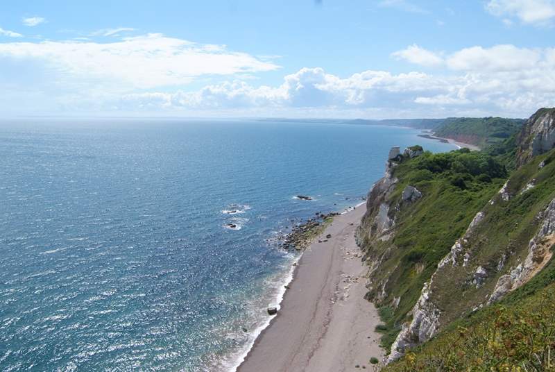 The World Heritage Jurassic Coast stretches along the Dorset coast and into east Devon.